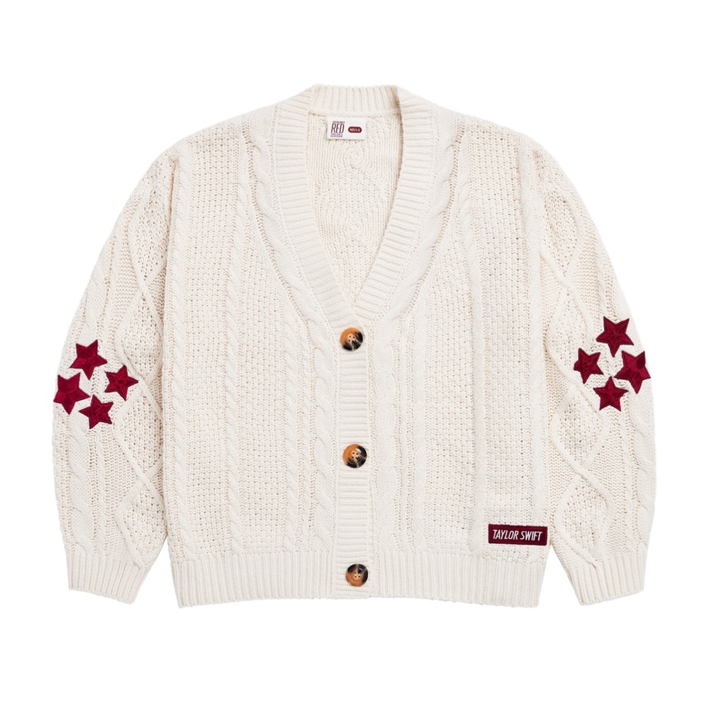 NWT Taylor Swift Red Cardigan size XS/S - Picture 1 of 5